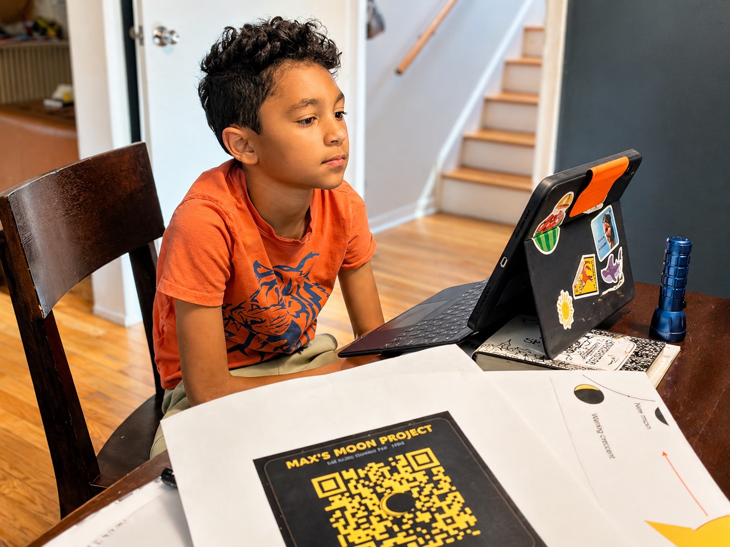 Max's observation notebook